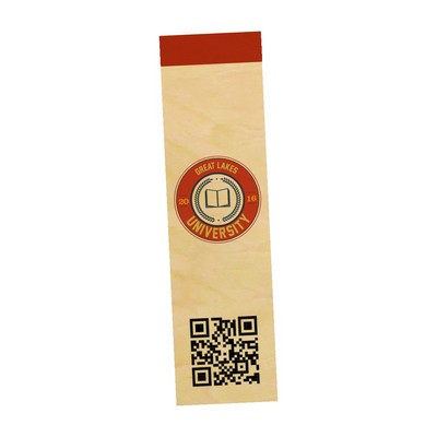 Direct Print Wood Bookmark